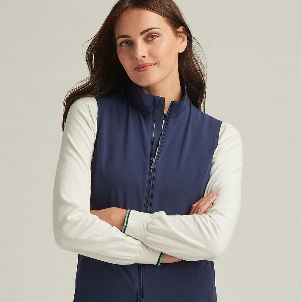 Peter Millar‎ Womens Dunes Vest Navy Size Small NWT $175
